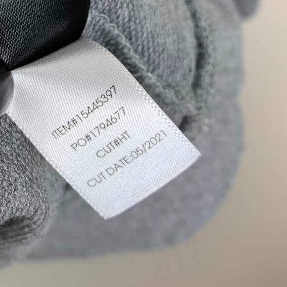 Torrid Lightweight Grey French Terry Raglan Sweatshirt 1X - Picture 6 of 7